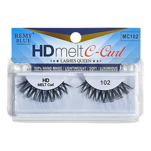Remy Blue HD Melt Eyelashes C-Curl - ikatehouse
