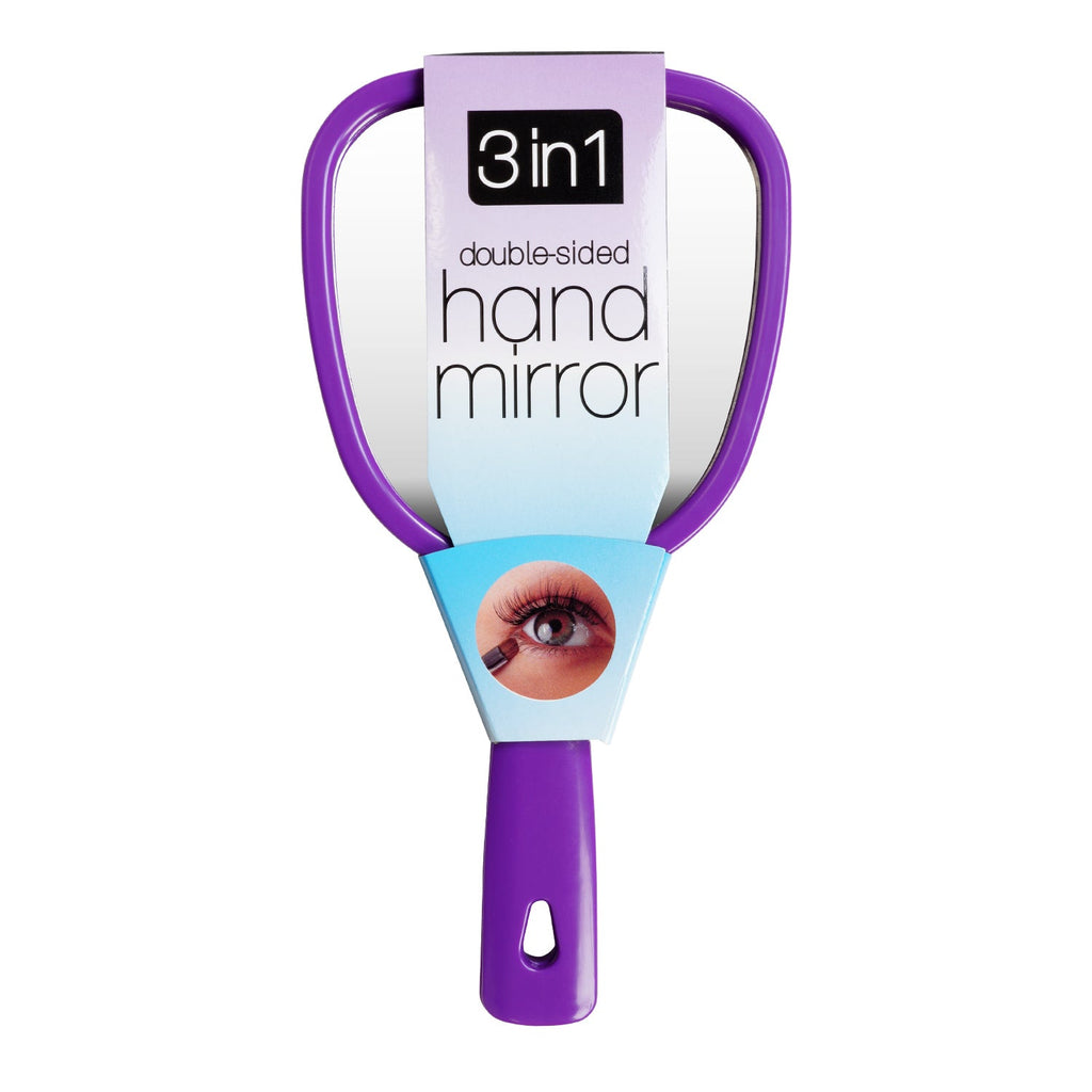3 in 1 Double Sided Hand Mirror - ikatehouse