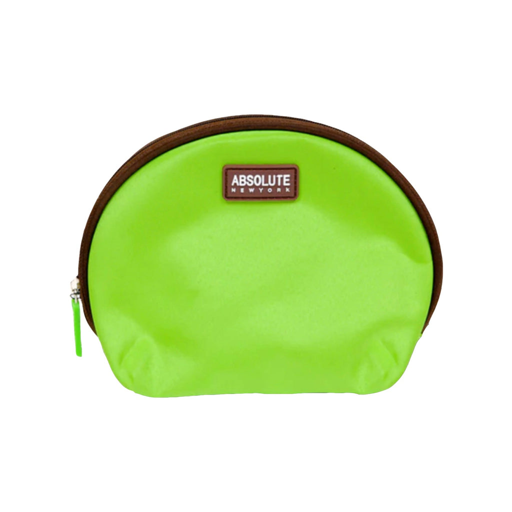 Absolute New York Green Microfiber Makeup Bag - ikatehouse