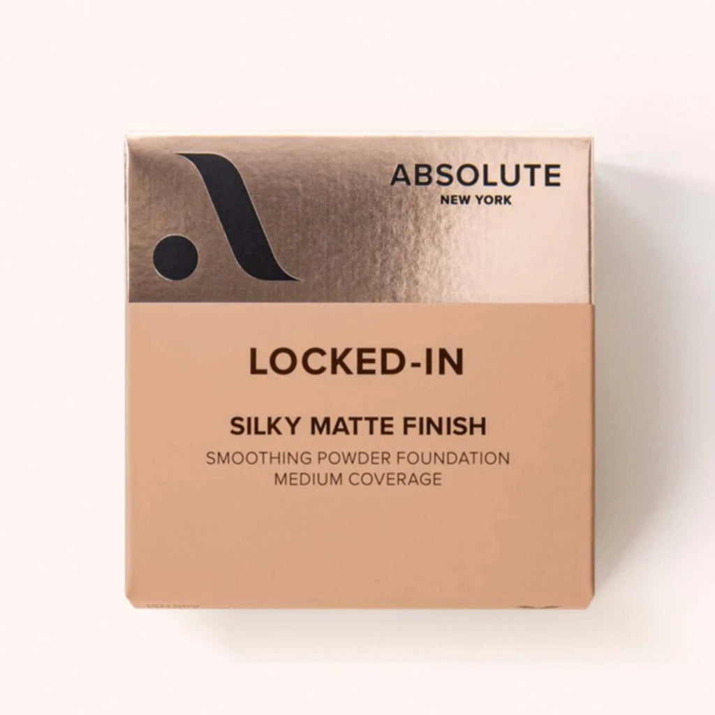 Absolute New York Locked-In Silky Matte Finish Powder Foundation - ikatehouse
