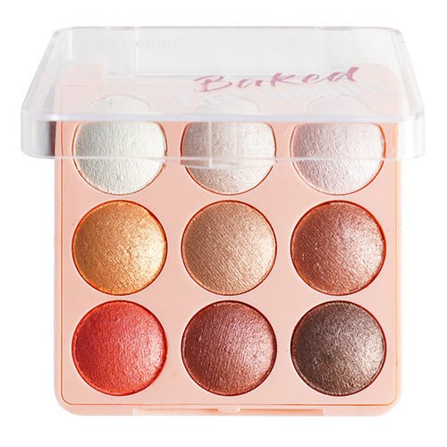 Baked Eyeshadow Palette 9 Color - ikatehouse