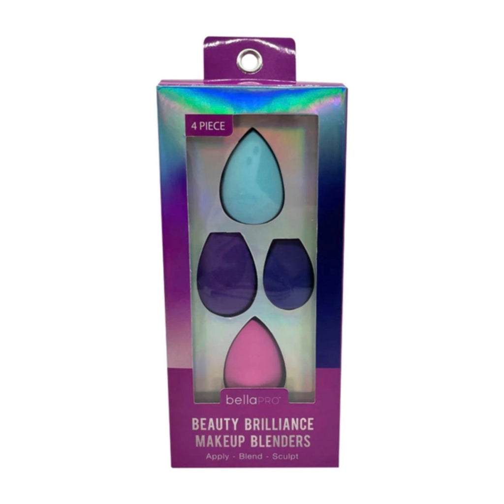 BellaPRO Beauty Brilliance Makeup Blenders Purple 4pcs - ikatehouse