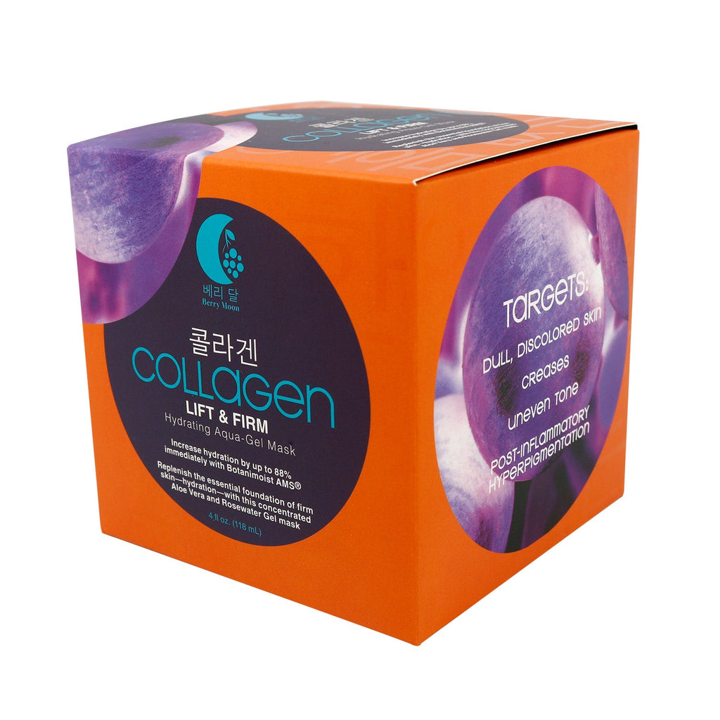 Berry Moon Collagen Lift and Firm Hydrating Aqua Gel Mask 4oz - ikatehouse