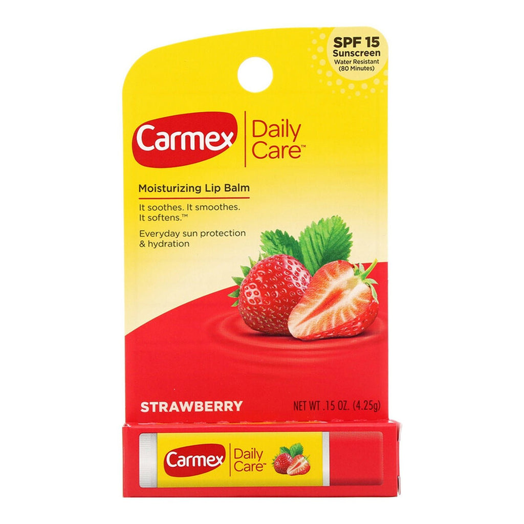 CARMEX Strawberry Stick Lip Balm 0.15oz - ikatehouse