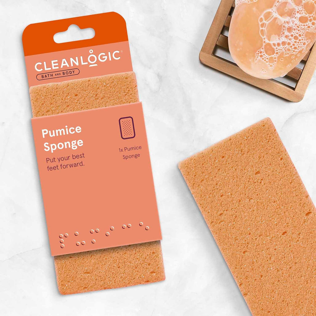 Clean Logic Bath & Body Pumice Sponge Assorted Colors - ikatehouse