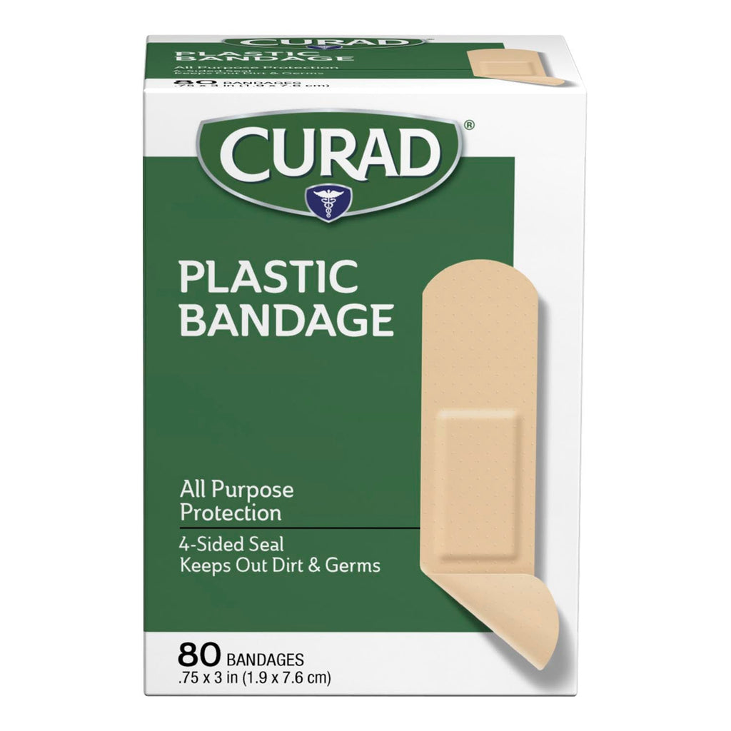 Curad Plastic Bandage 80pcs - ikatehouse