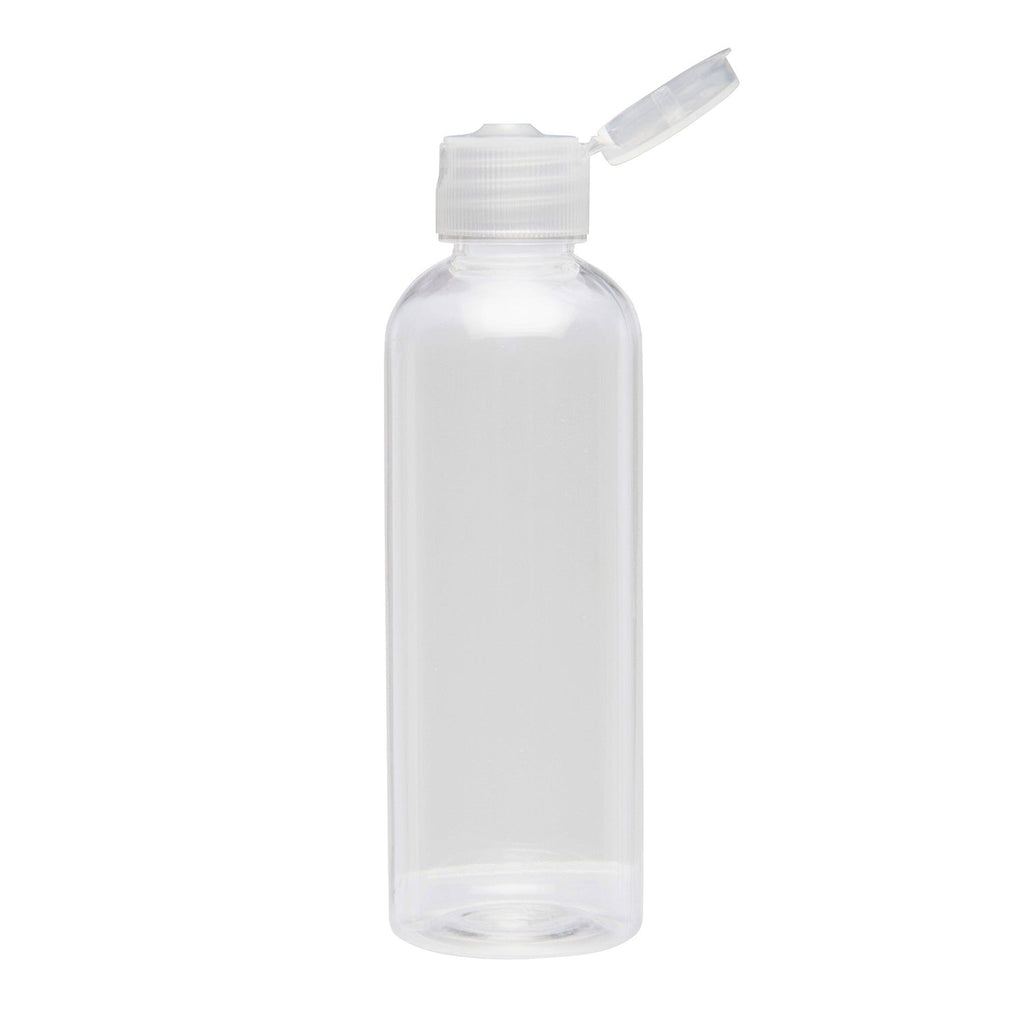 Diane Clear Plastic Flip Top Bottle 3oz - ikatehouse