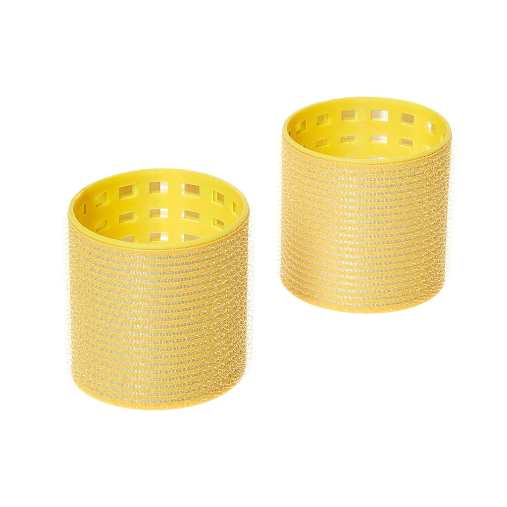 Diane Ionic Ceramic Thermal Rollers Yellow 2 1/2" 2pcs - ikatehouse
