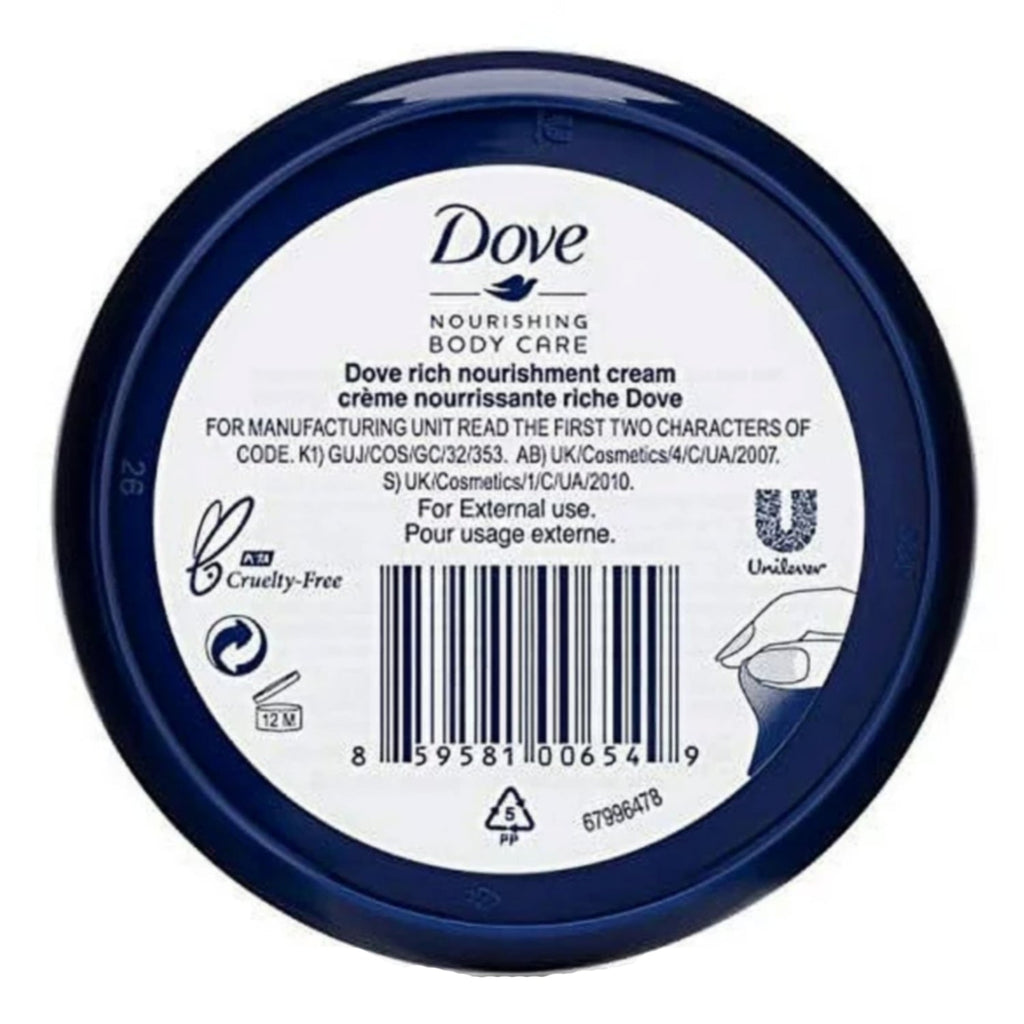 Dove Nourishing Body Care Cream Rich 8.45oz 250ml - ikatehouse