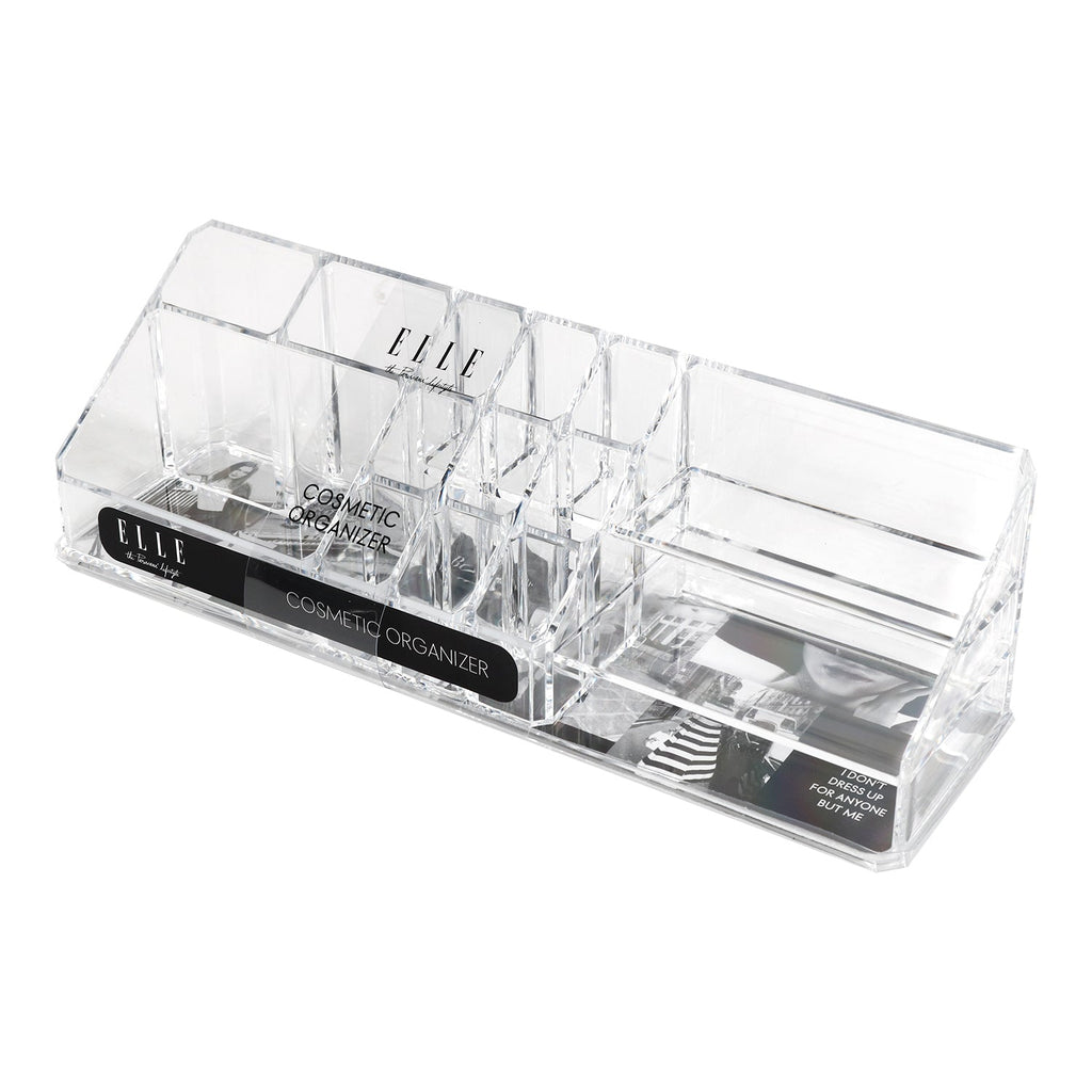 Elle Clear Cosmetic Organizer Multi Compartment - ikatehouse
