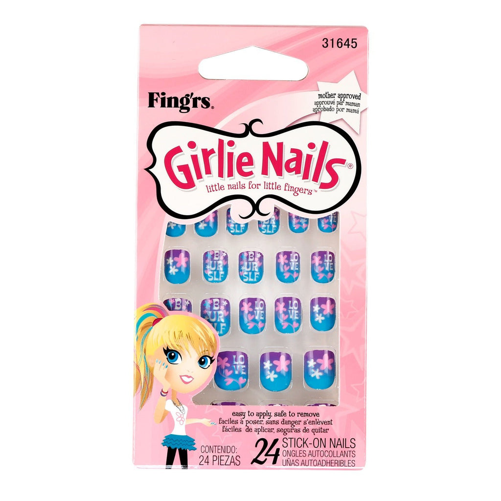 Fingrs Girlie Nails Little Nails for Little Fingers 24 Nails - ikatehouse