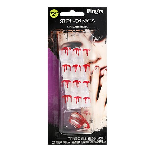 Fing'rs Halloween Stick on Nails 20 Nails - ikatehouse