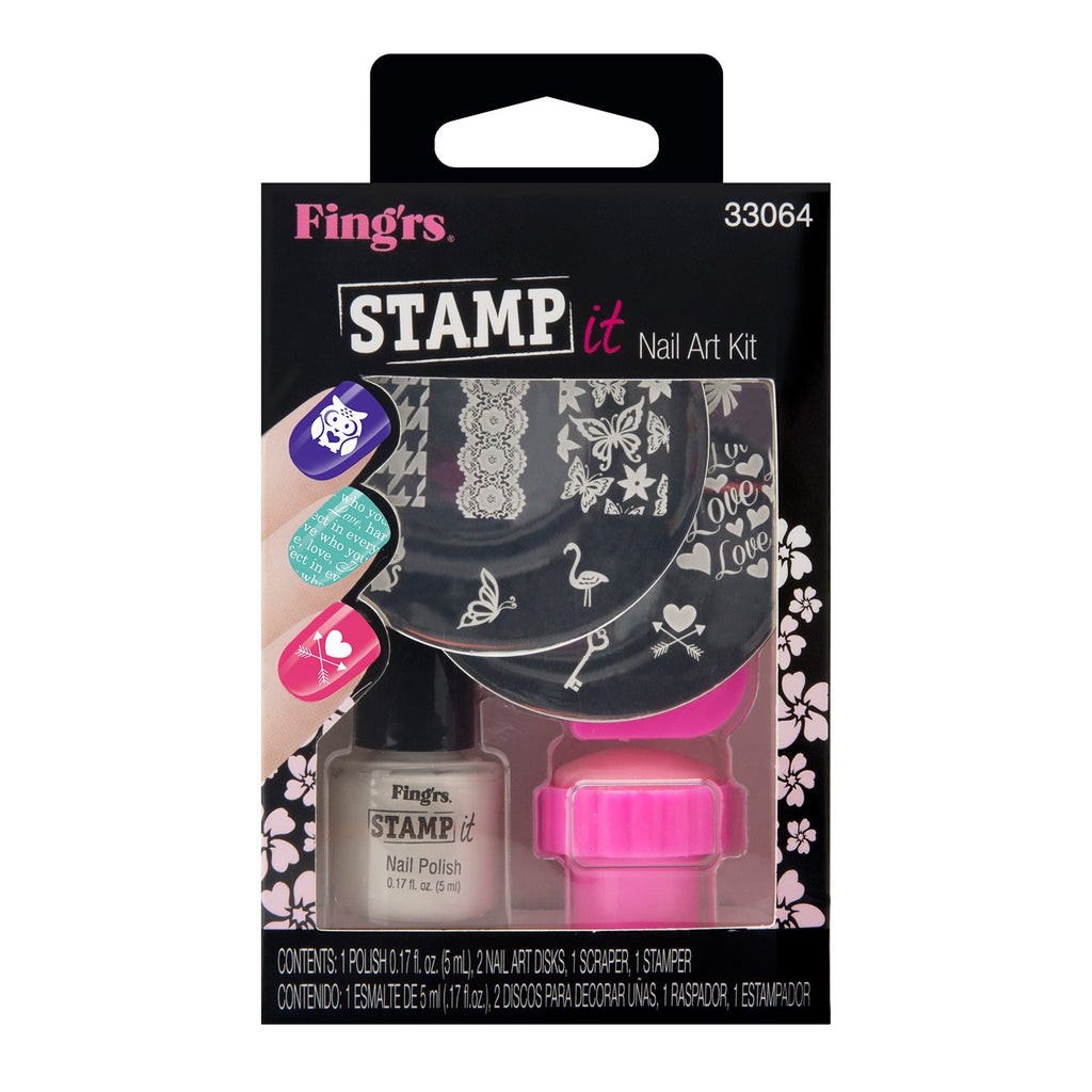Fingrs Heart 2 Art Stamp It Nail Art Kit - ikatehouse