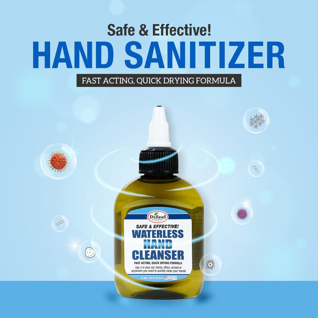 Fisk Hand Sanitizer Natural Safe and Effective Waterless Hand Cleanser 2.5oz - ikatehouse