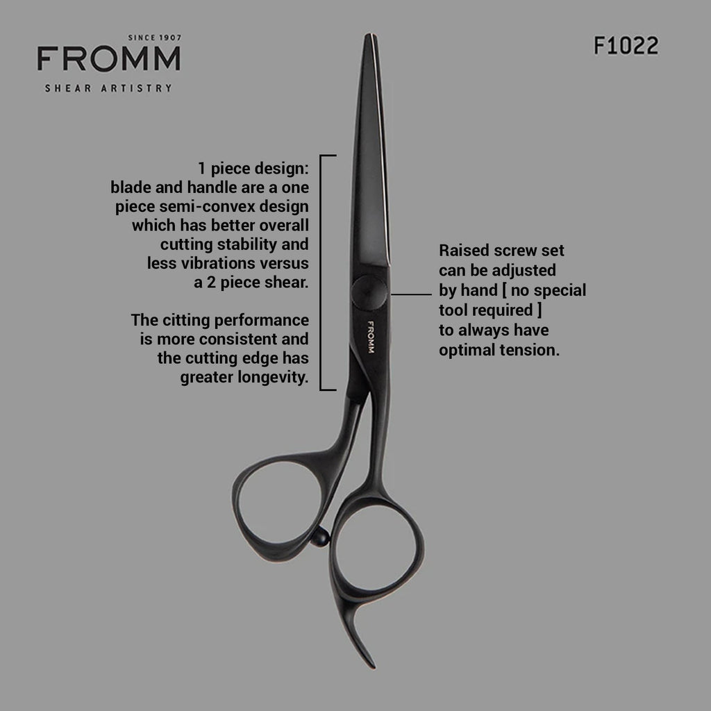 Fromm Shear Artistry Dare 1 Piece Hair Cutting Shears 5.75" - ikatehouse