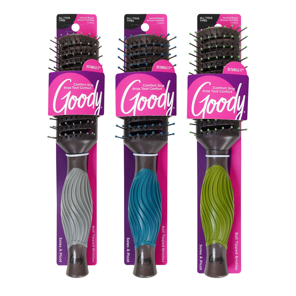 Goody Comfort Grip Vent Hair Brush - ikatehouse