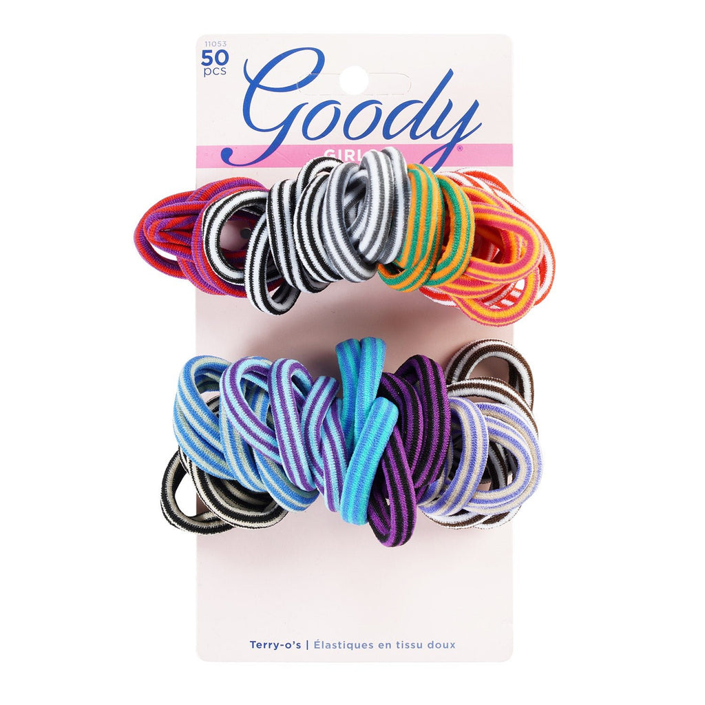 Goody Girls Ouchless Terry-O's Hair Ties 50ct - ikatehouse