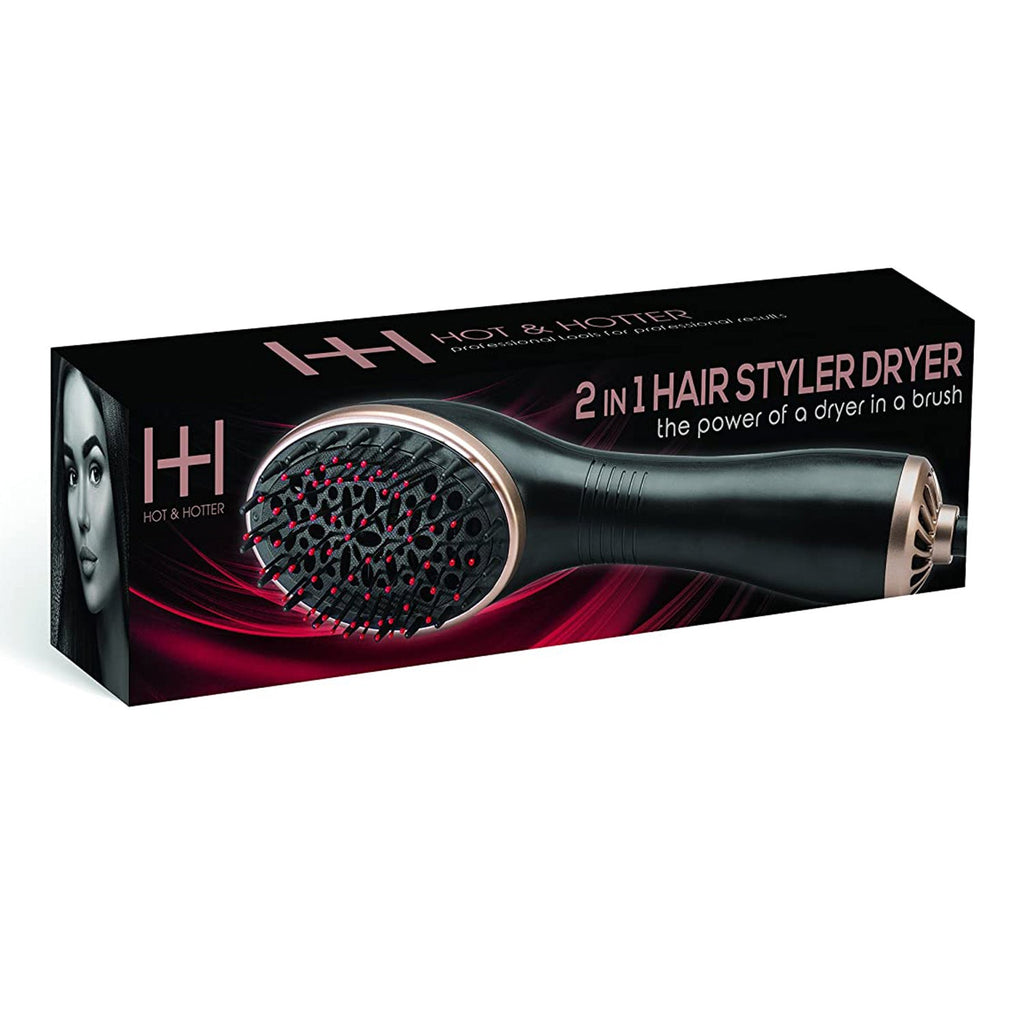 Hot & Hotter 2 in 1 Hair Styler Dryer - ikatehouse
