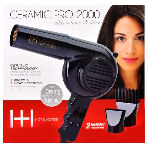 Hot & Hotter Ceramic Pro-2000 Dryer with Extra Piks - ikatehouse