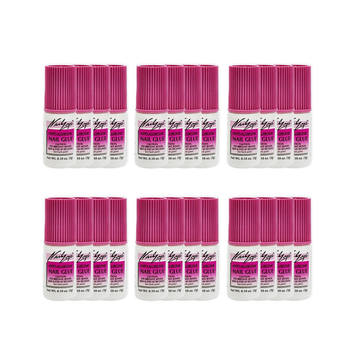 HypoAllergenic Nail Glue 24Pcs Set ikatehouse