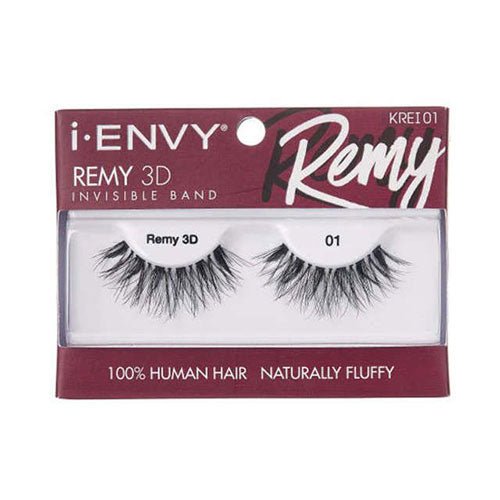 i ENVY Remy 3D Invisible Band 100% Human Hair Eyelashes - ikatehouse