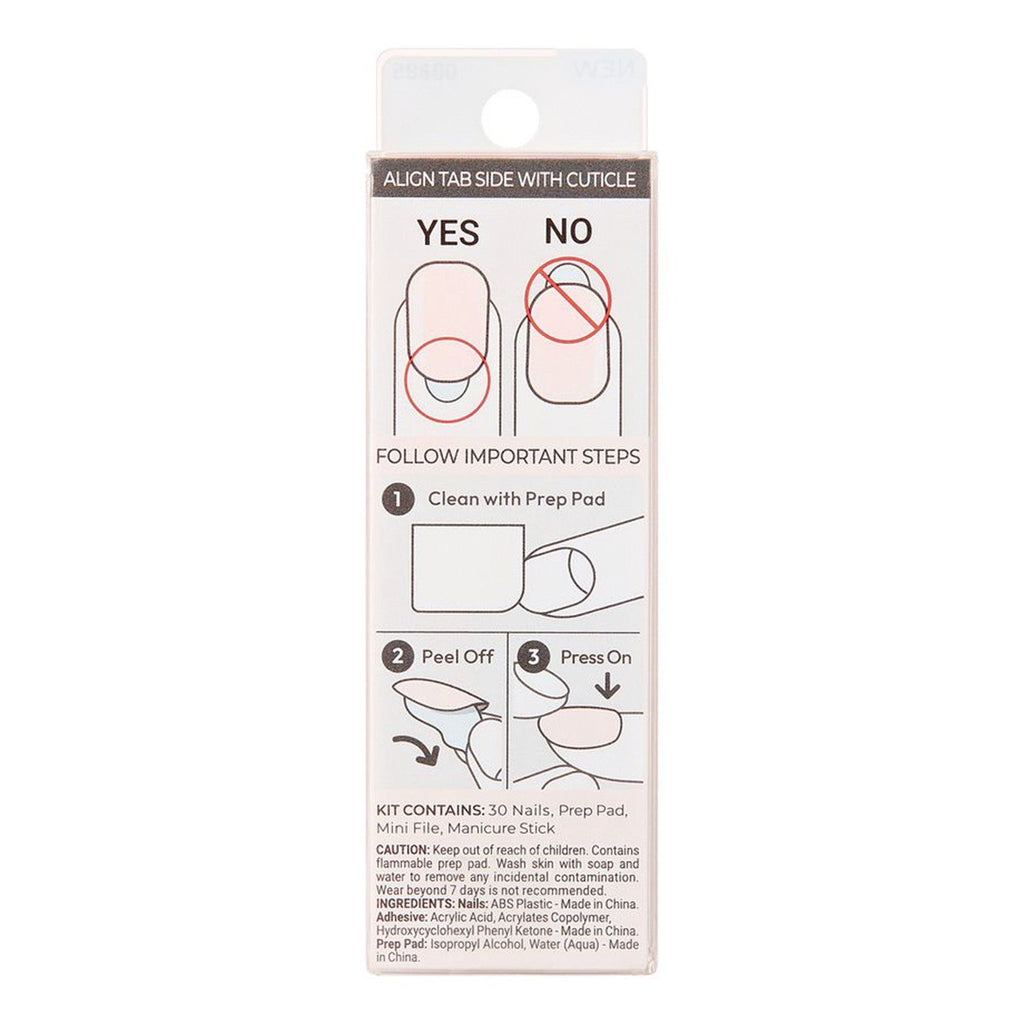 imPRESS Design Press-On The No Glue Mani 30 Nails - ikatehouse