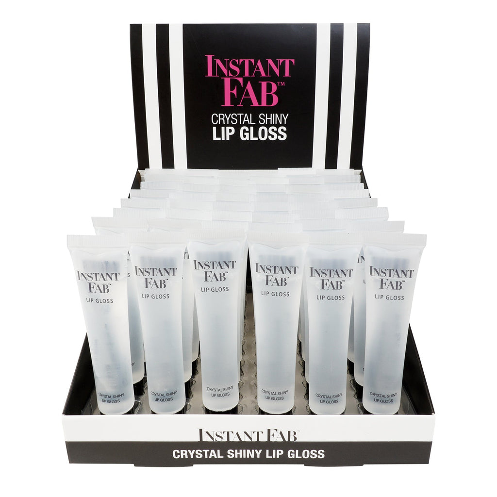 Instant Fab Crystal Shiny Clear Lip Gloss 48Pcs/ 1DP - ikatehouse