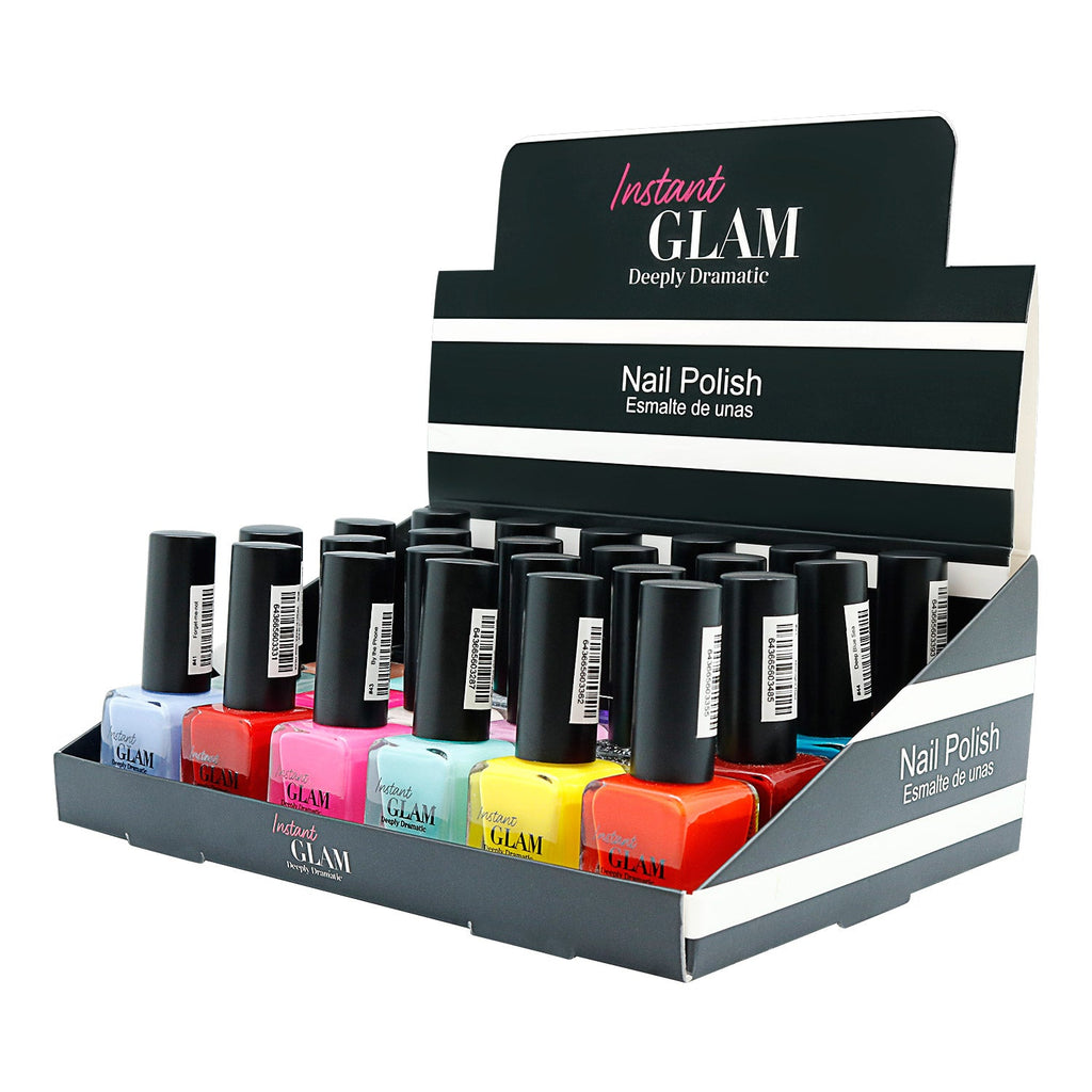 Instant Glam Assorted Nail Polish Display Set A - ikatehouse