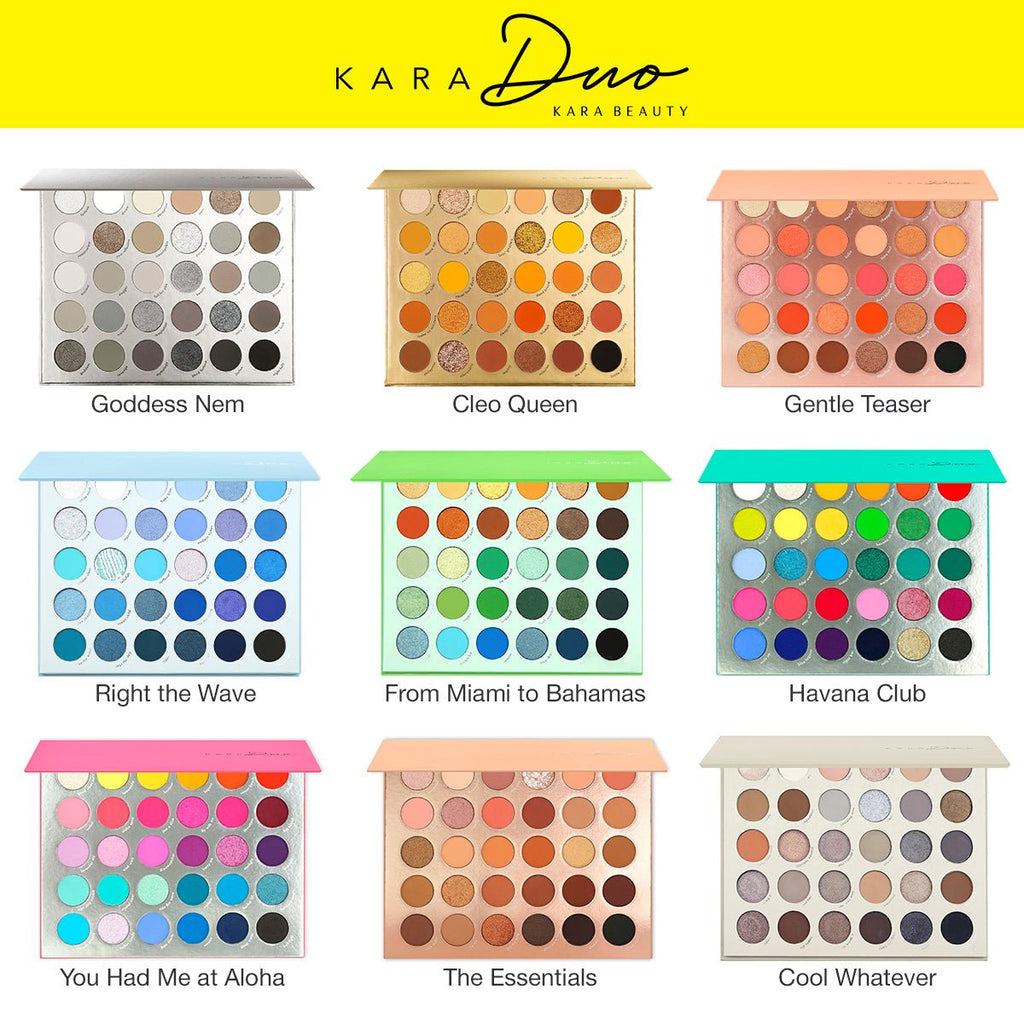 Kara Beauty Duo Cool Whatever Shadow Palette 30 Colors - ikatehouse