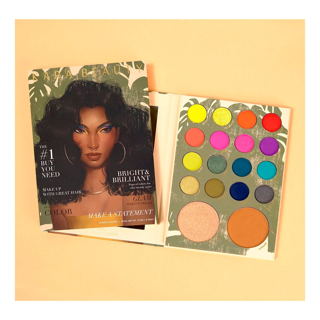 Kara Beauty Magazine Collection Make a Statement Eyeshadow Palette 18 Colors - ikatehouse