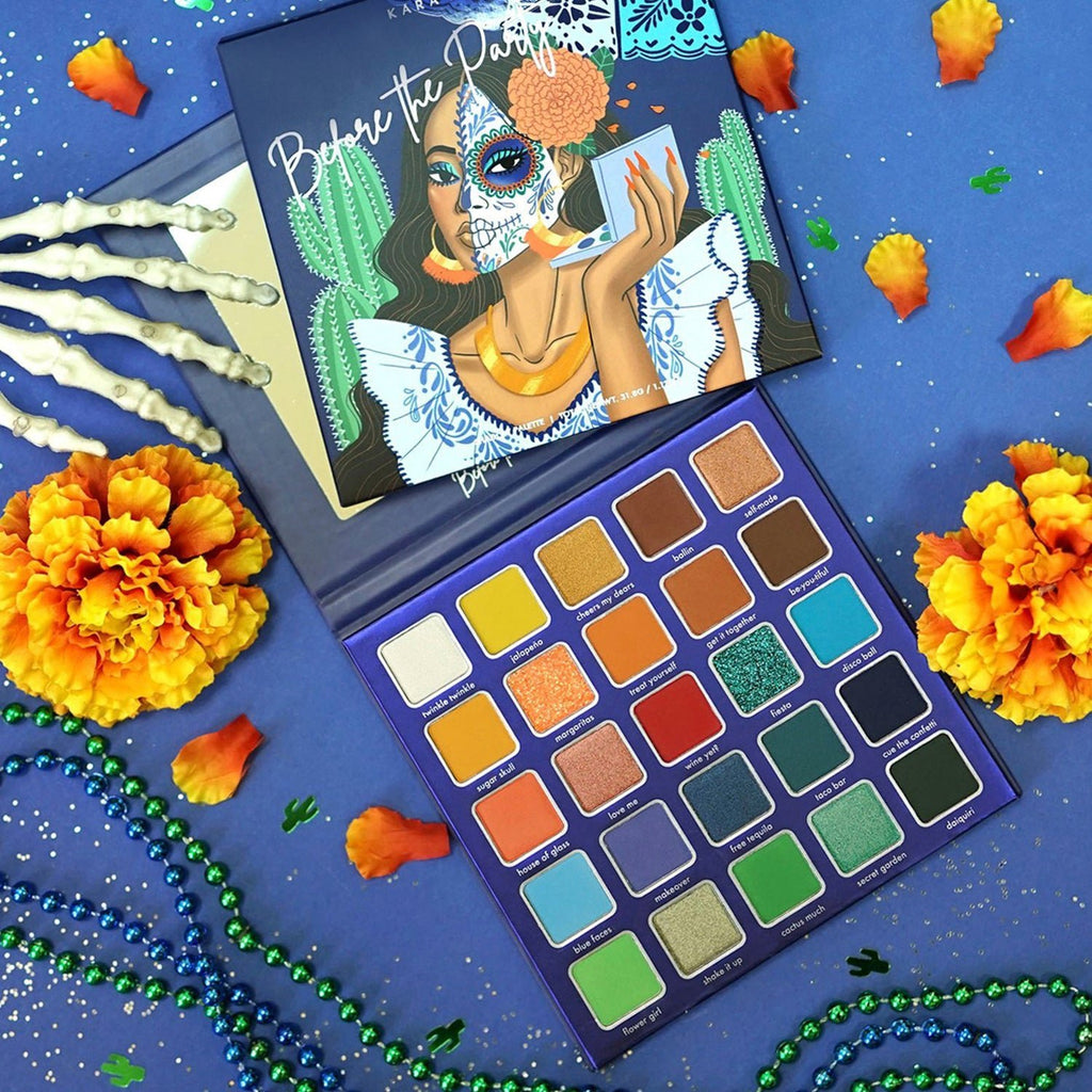 Kara Beauty Skull Candy Collection Before The Party Eyeshadow Palette ES96 - ikatehouse