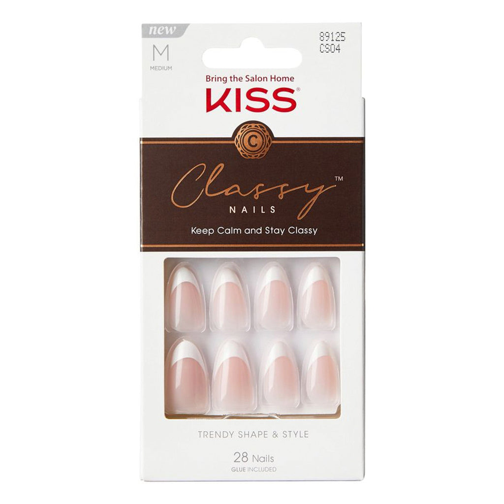 Kiss Classy Nail Kit 28 Nails - ikatehouse