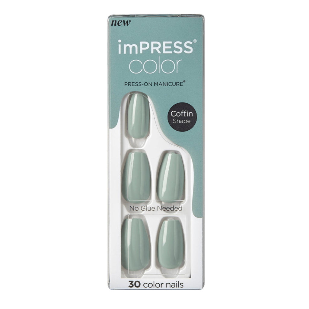 Kiss imPRESS Color Press-On Manicure 30 Nails - ikatehouse