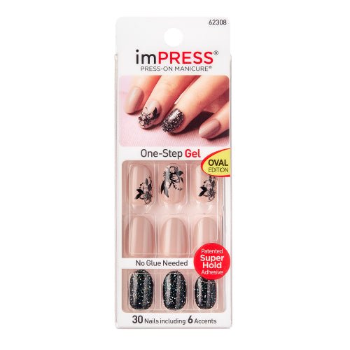 KISS imPress Press on Manicure No Glue Needed One Step Gel - ikatehouse