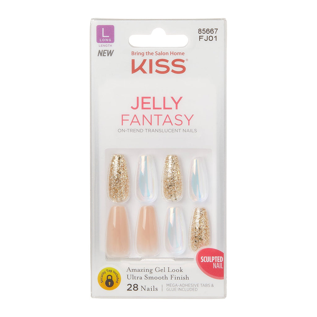 Kiss Jelly fantasy On Trend Translucent Nails Special - ikatehouse