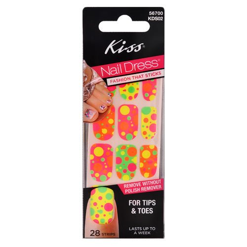 Kiss Nail Dress Fashion that Sticks for Tips & Toes 28 Strips - ikatehouse