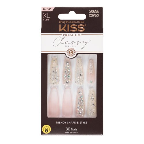 Kiss Premium Classy Nail 30 Nails Extra Long - ikatehouse
