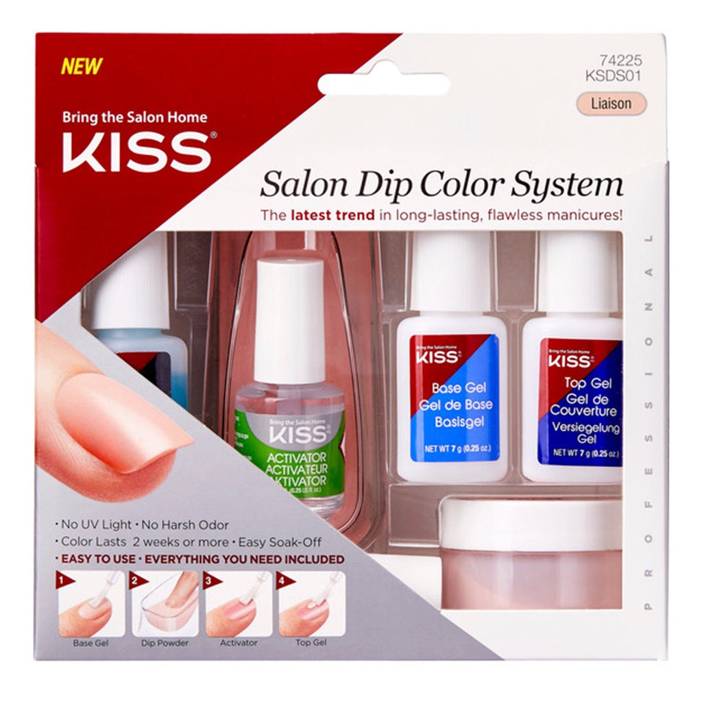 Kiss Salon Dip Color System Kit - ikatehouse
