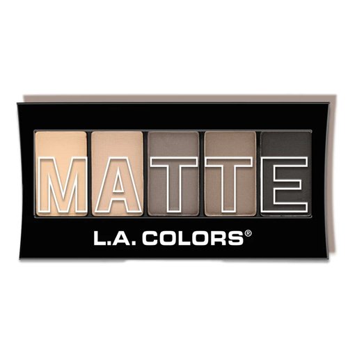 LA Colors 5 Color Matte Eyeshadow 0.25oz/7.1g - ikatehouse