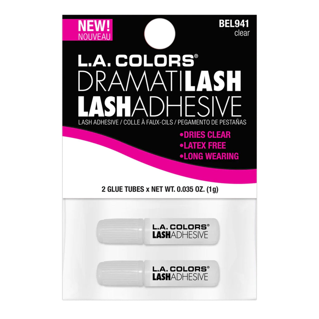 La Colors Eyelash Glue Clear 1g 2pk - ikatehouse