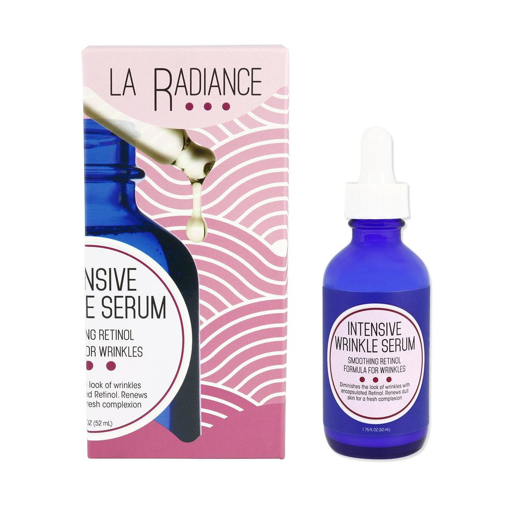 LA Radiance Intensive Wrinkle Serum Smoothing Retinol Formula for Wrinkles 1.75oz - ikatehouse