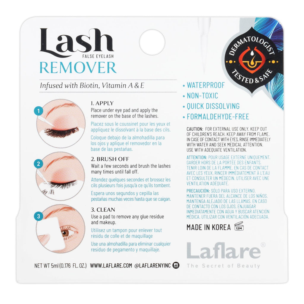 Laflare False Eyelash Remover 0.176oz/ 5ml - ikatehouse