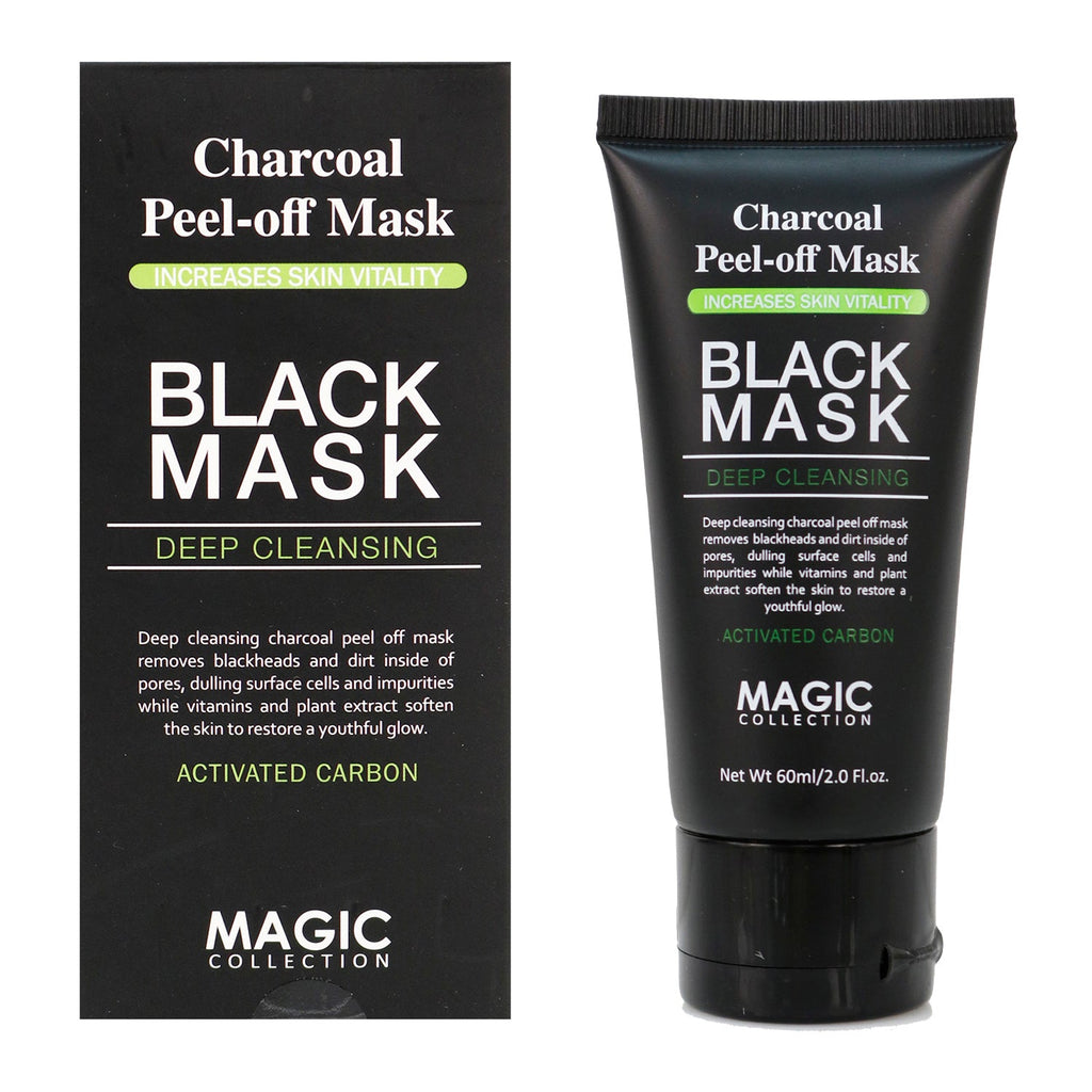 Magic Collection Charcoal Peel-off Mask Black Mask Deep Cleansing - ikatehouse