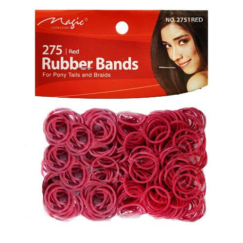 Magic Collection Rubber Bands 275Pcs-Red - ikatehouse