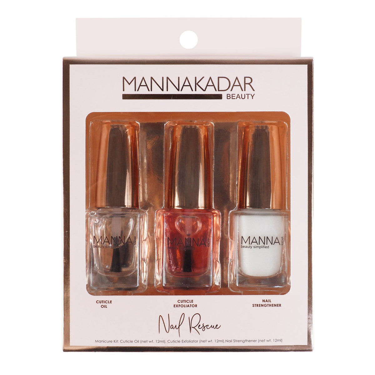 Manna Kadar Beauty Nail Care Kit 3pcs ikatehouse