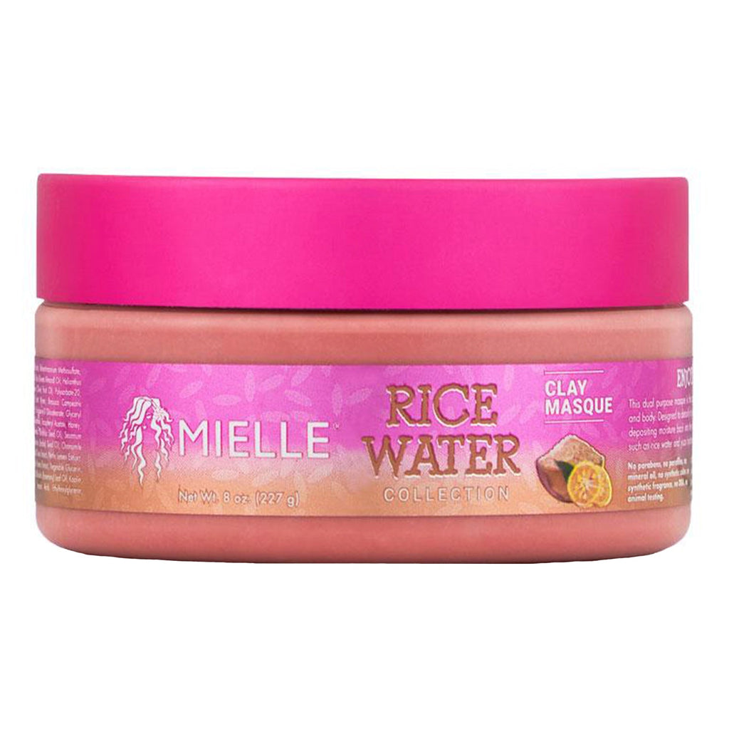 Mielle Rice Water Collection Clay Mask 8oz /227g - ikatehouse
