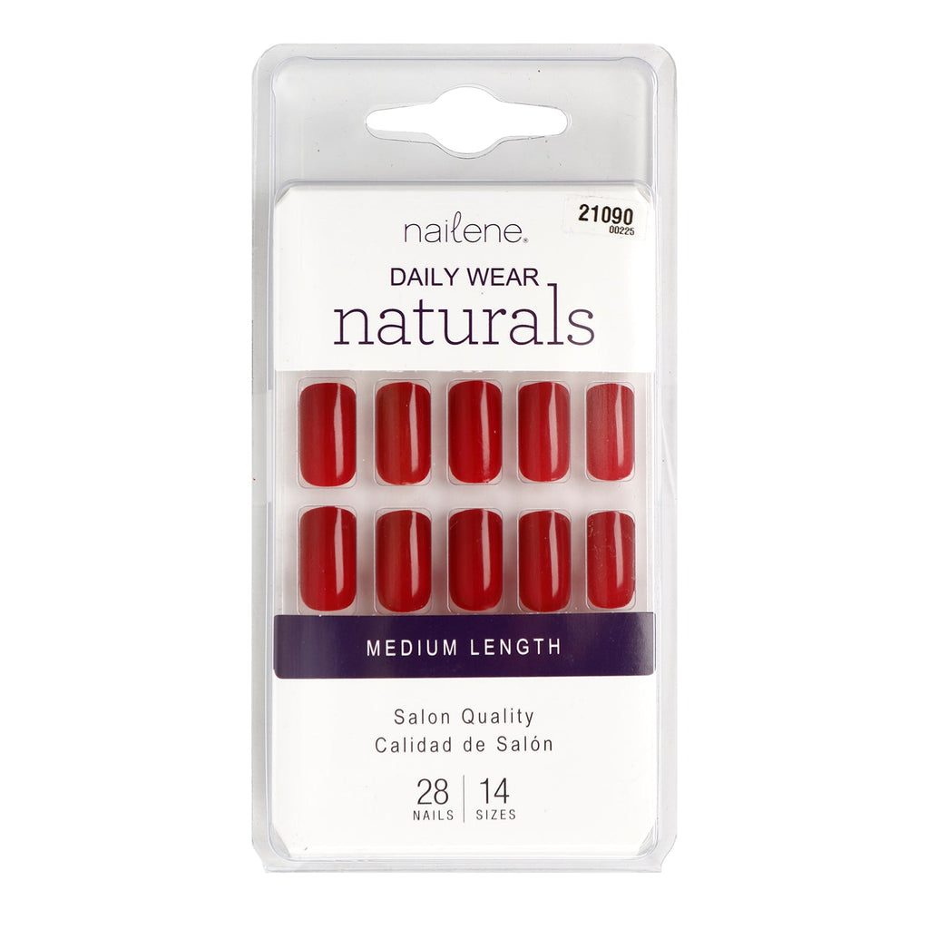 Nailene Daily Wear Naturals Fashion Nail 28 Nails Medium Length - ikatehouse