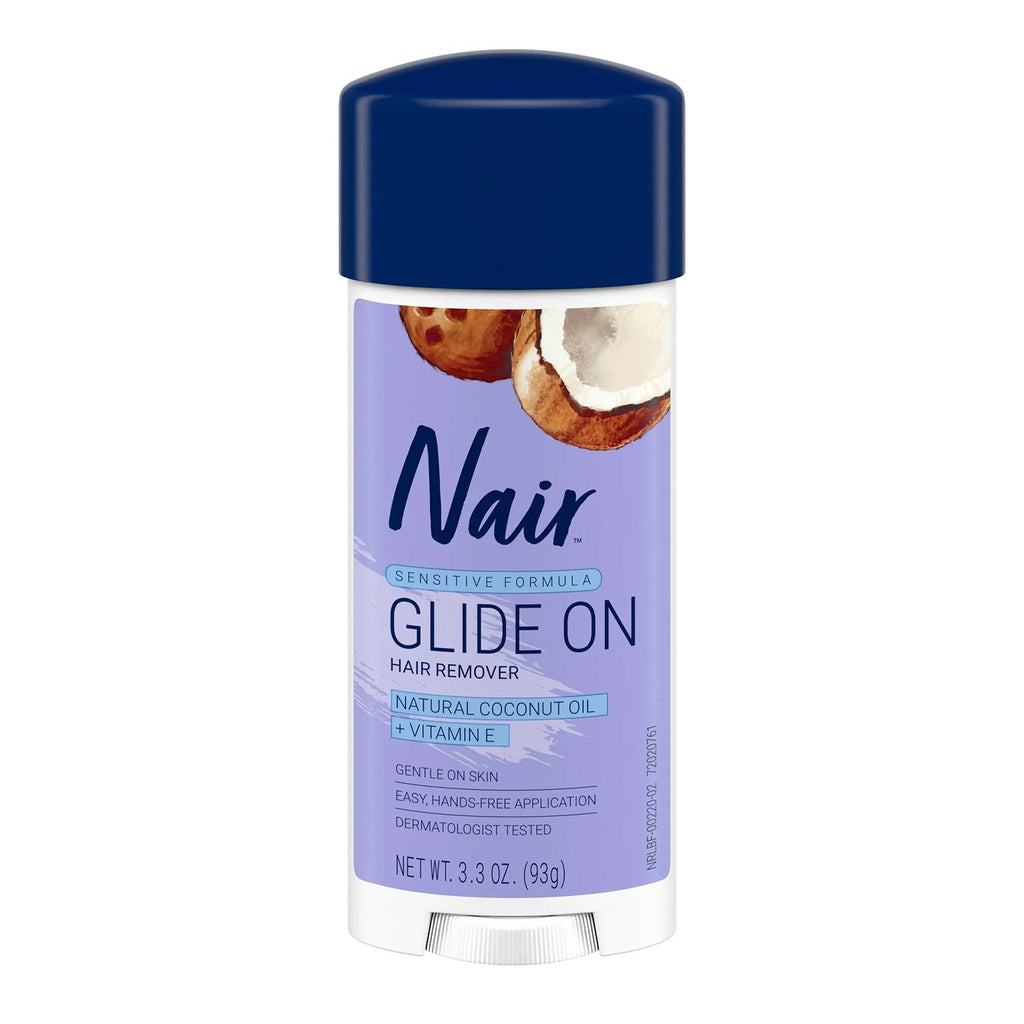 Nair Hair Remover Glides Away Coconut Oil 3.3oz - ikatehouse