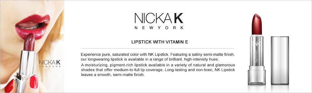 Nicka K New York NK Lipstick with Vitamin E - ikatehouse