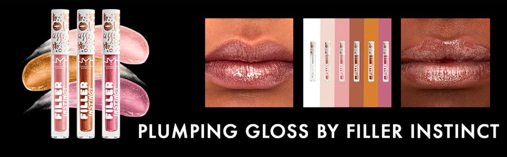NYX Filler Instinct Plumping Lip Polish Shimmer Lip Gloss - ikatehouse